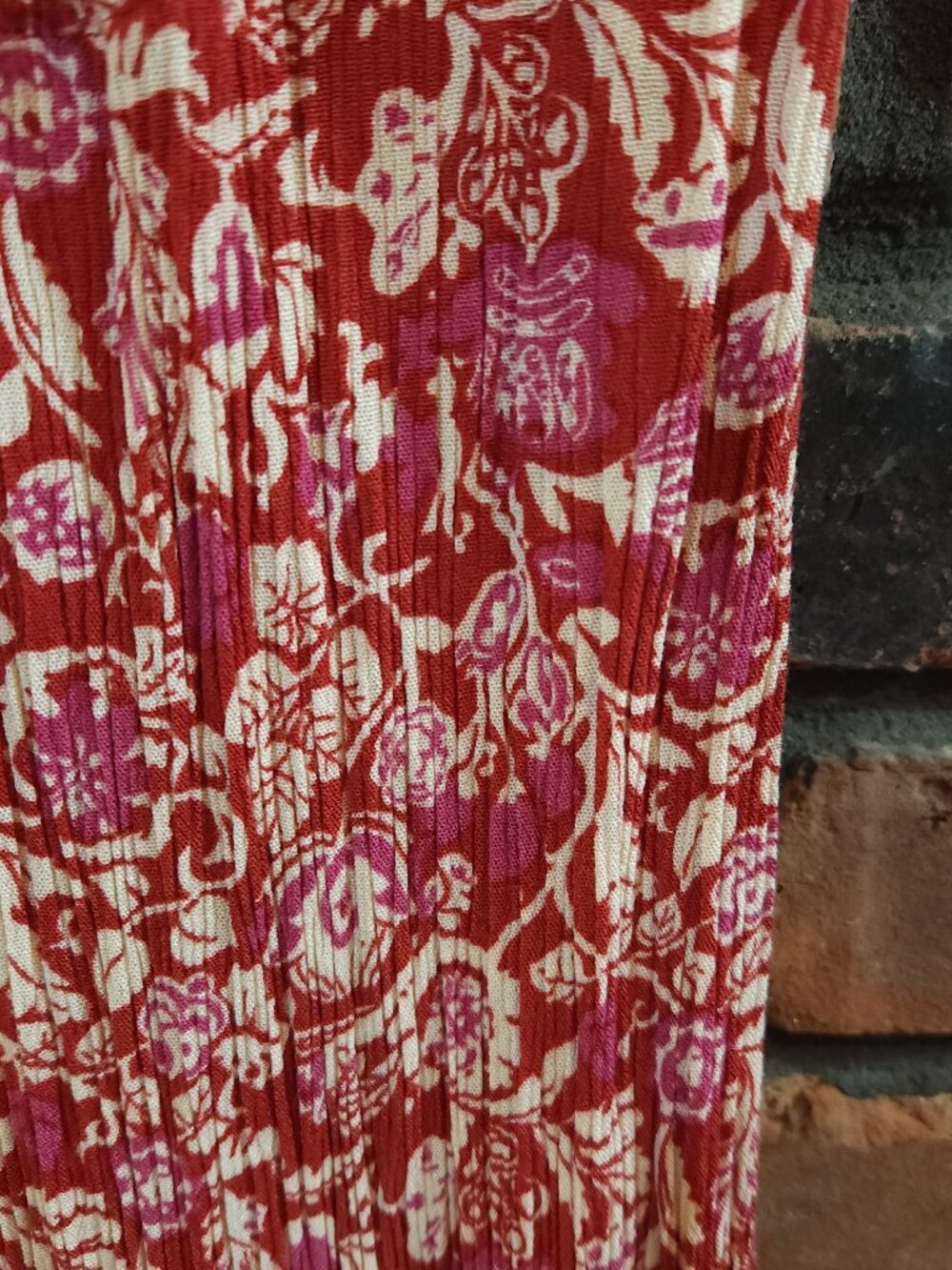 Natural Life Havana Nights Floral Print Tiered Ruffled Maxi Dress Boho Women's S - Picture 11 of 12